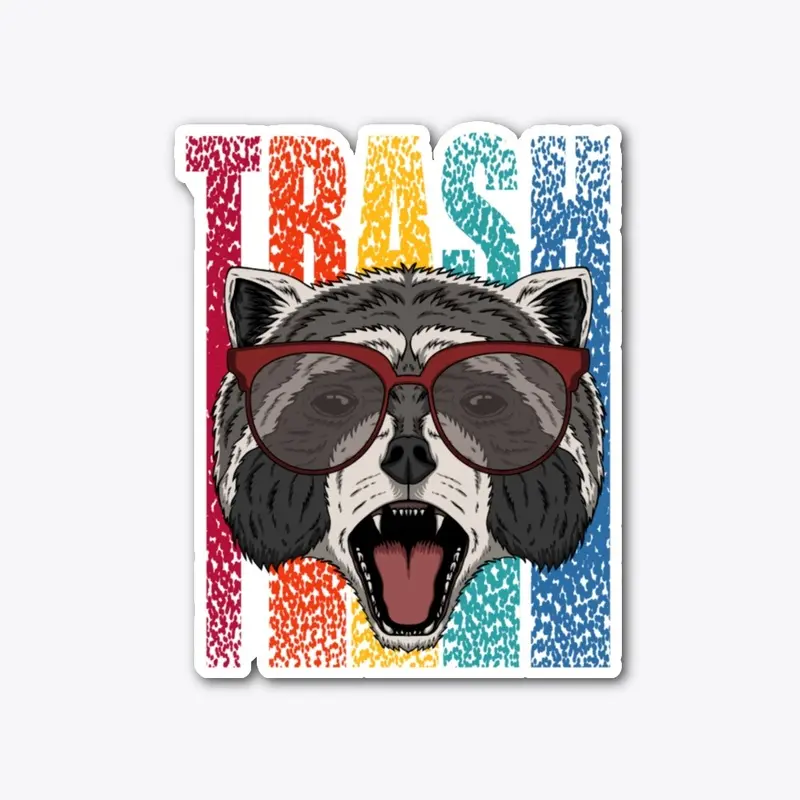 Funny Raccoon Trash