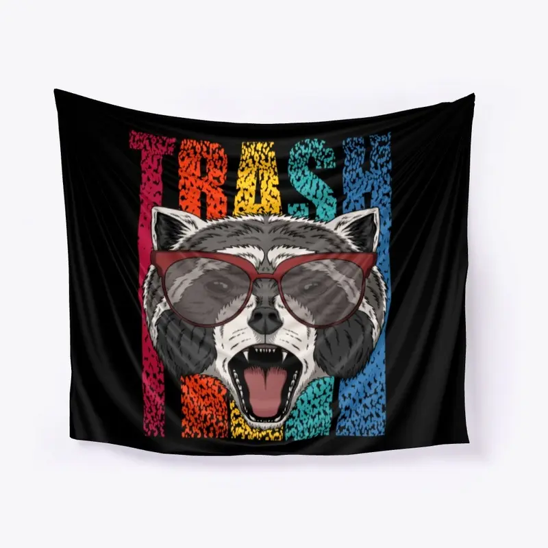 Funny Raccoon Trash